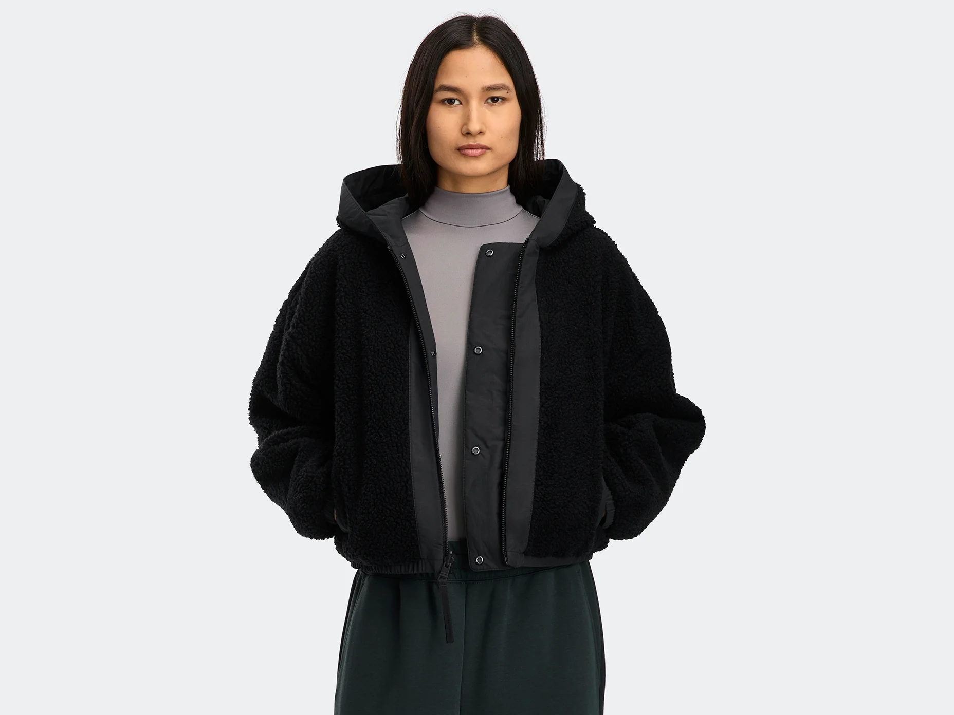 Alberni Reversible Fleece Bomber - Image 6
