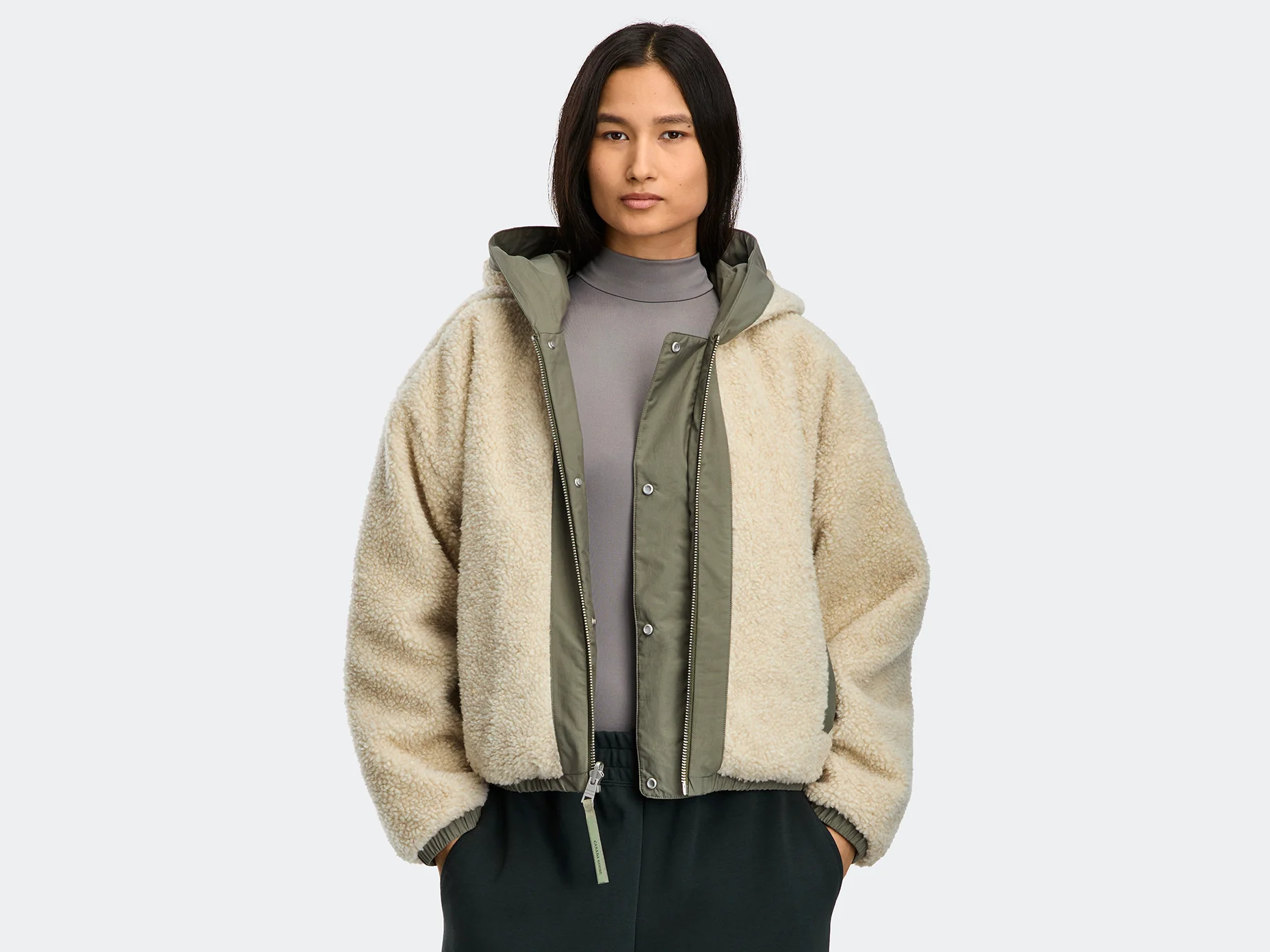 Alberni Reversible Fleece Bomber - Image 6