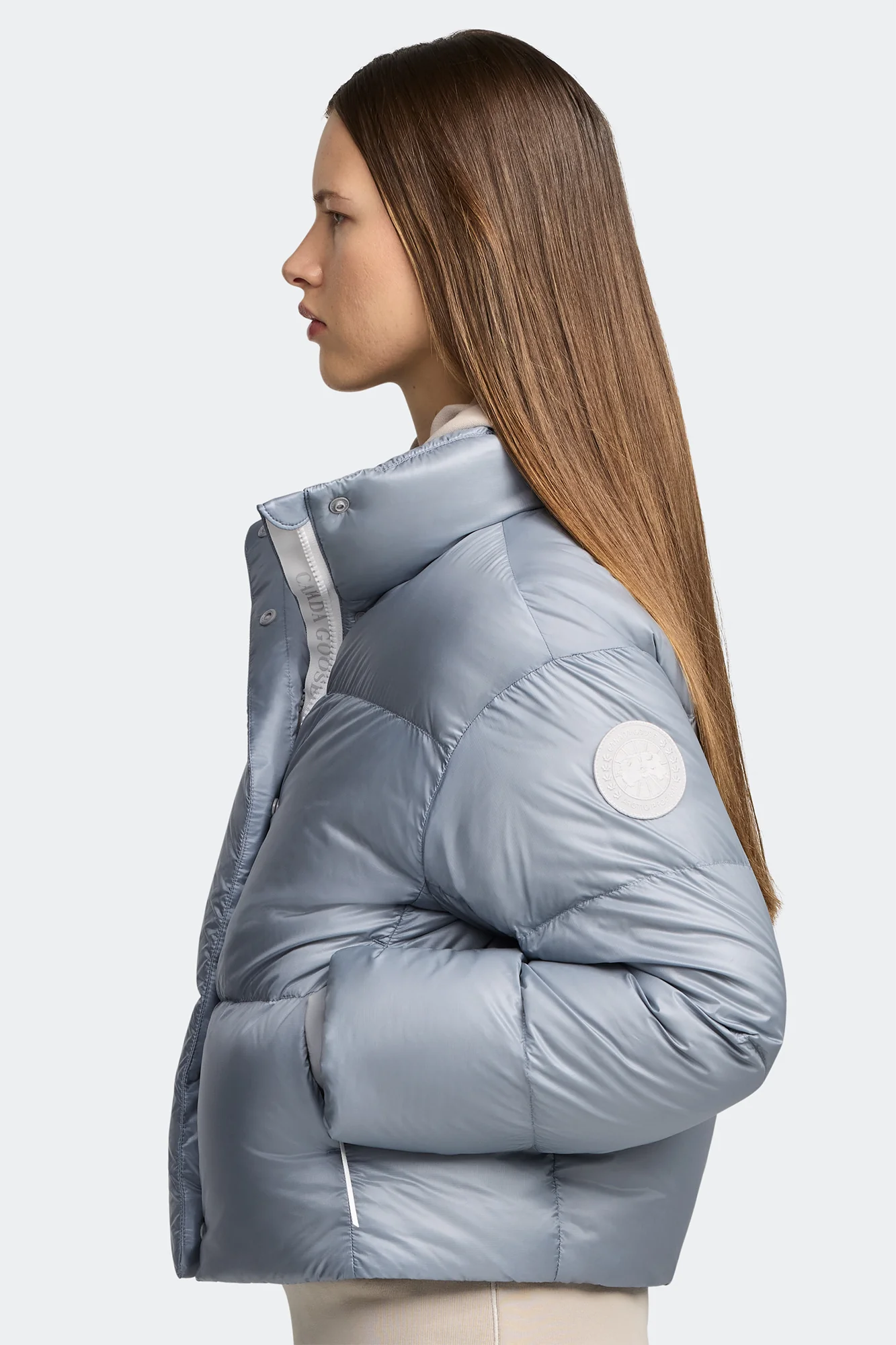 Cypress Cropped Puffer White Label - Image 3