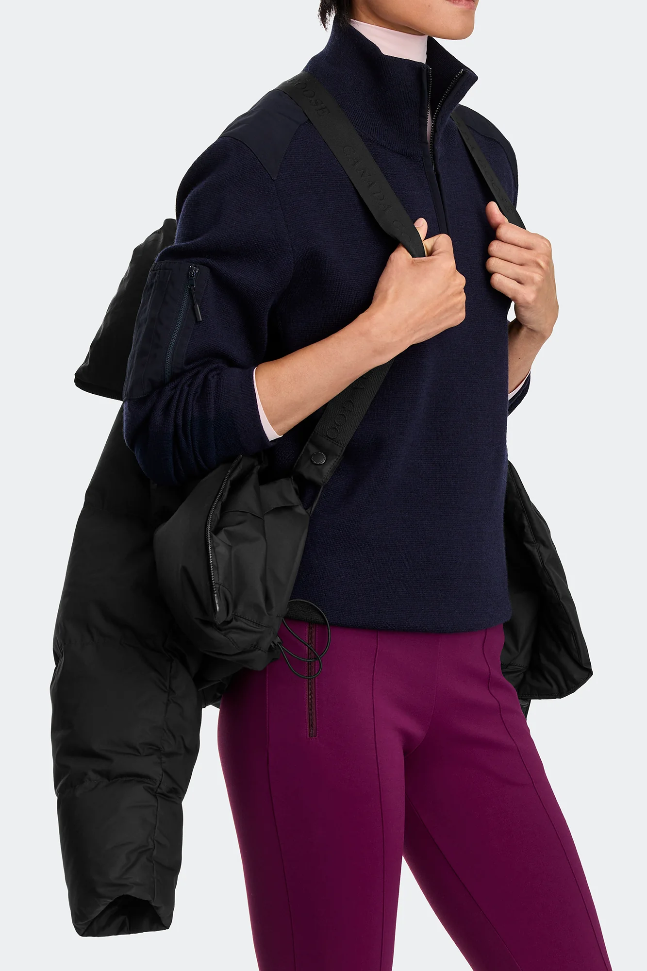 Garnet Cropped Puffer - Image 10
