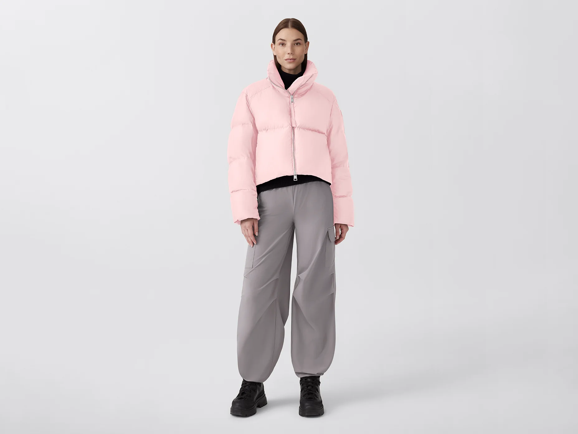 Garnet Cropped Puffer - Image 6