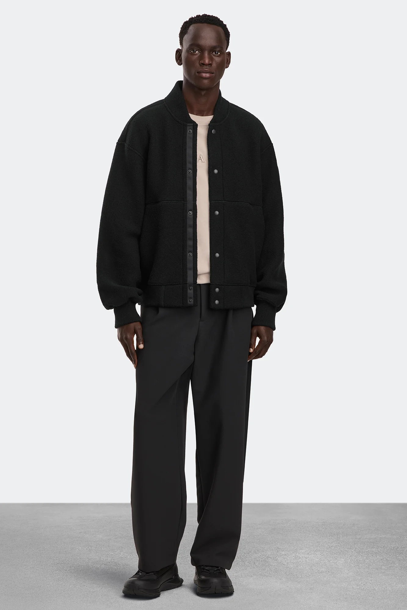 Hudson Fleece Bomber Black Label
