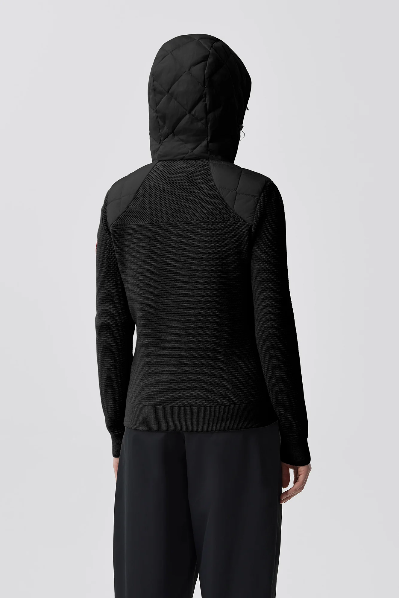 HyBridge Quilted Knit Hoodie - Image 7