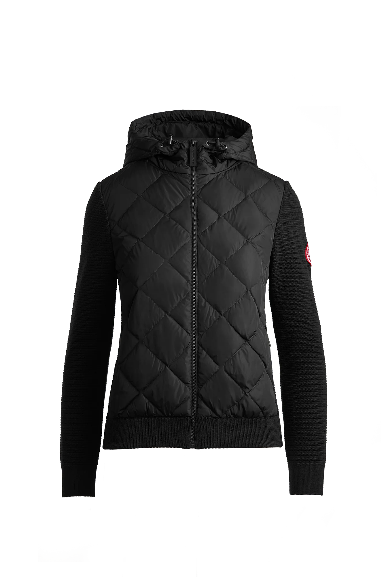 HyBridge Quilted Knit Hoodie - Image 9