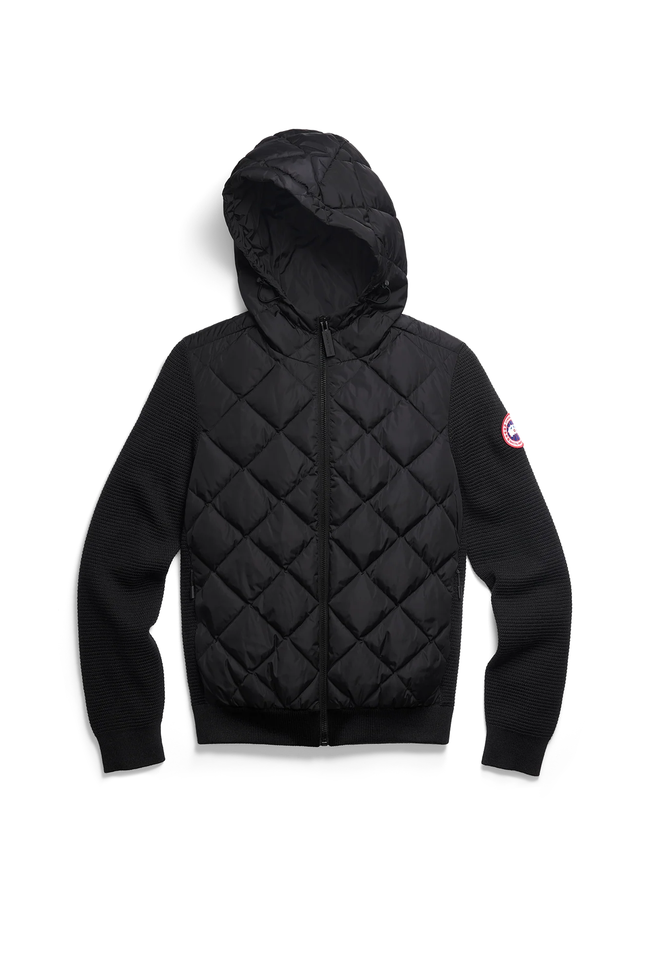 HyBridge Quilted Knit Hoodie - Image 10