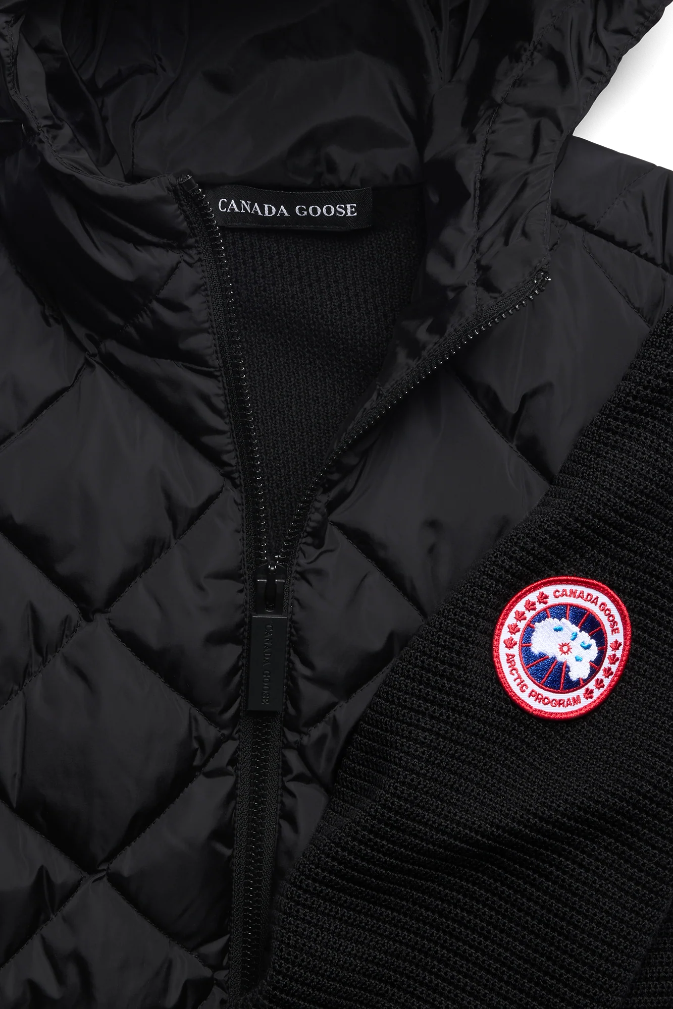 HyBridge Quilted Knit Hoodie - Image 11