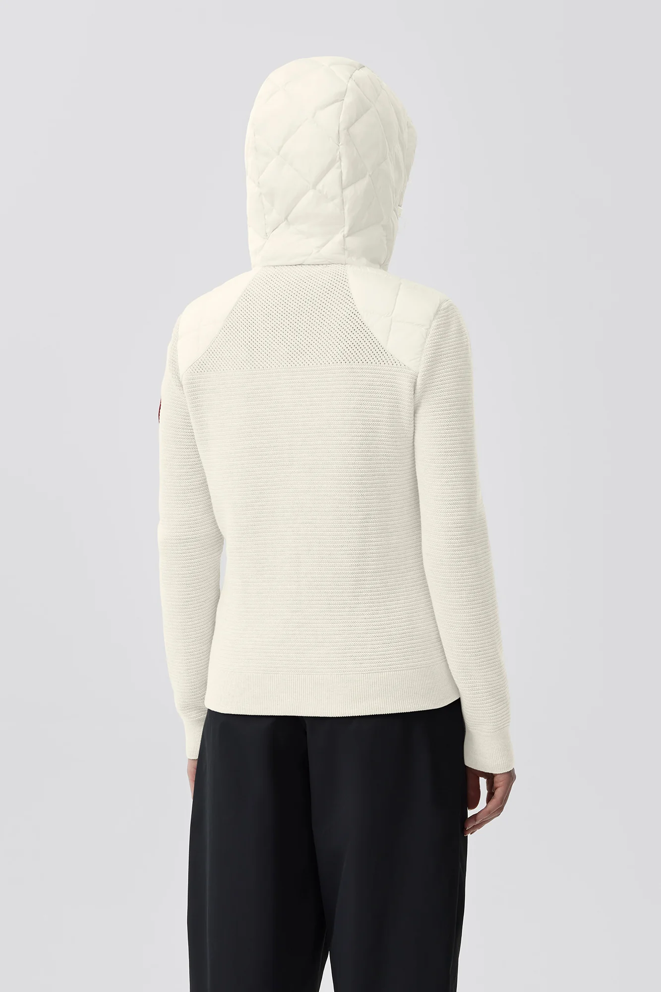 HyBridge Quilted Knit Hoodie - Image 7