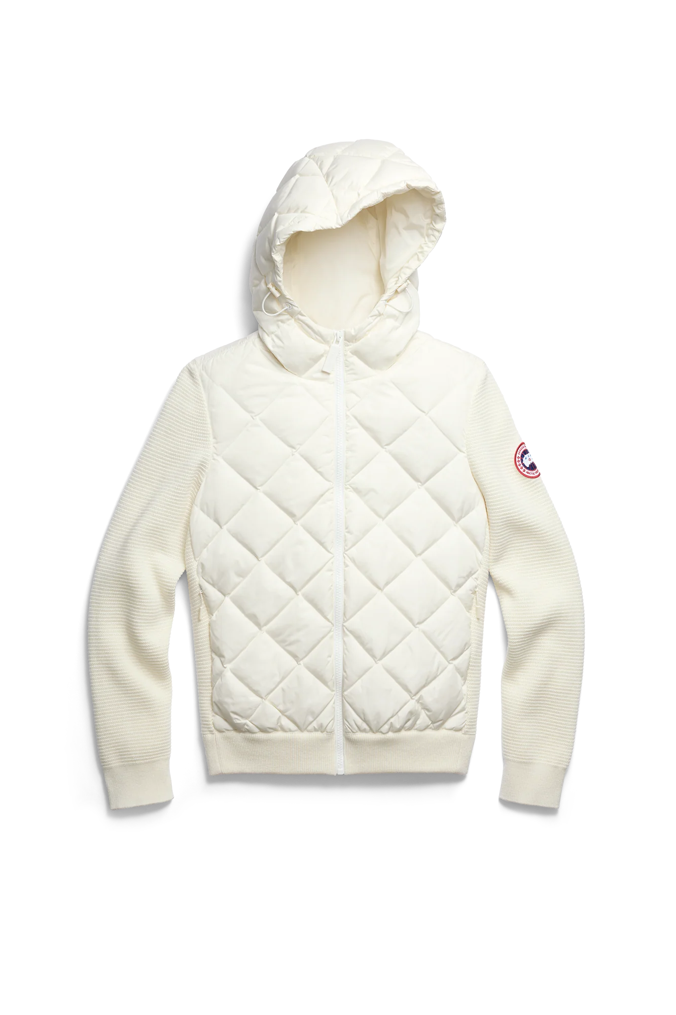 HyBridge Quilted Knit Hoodie - Image 9