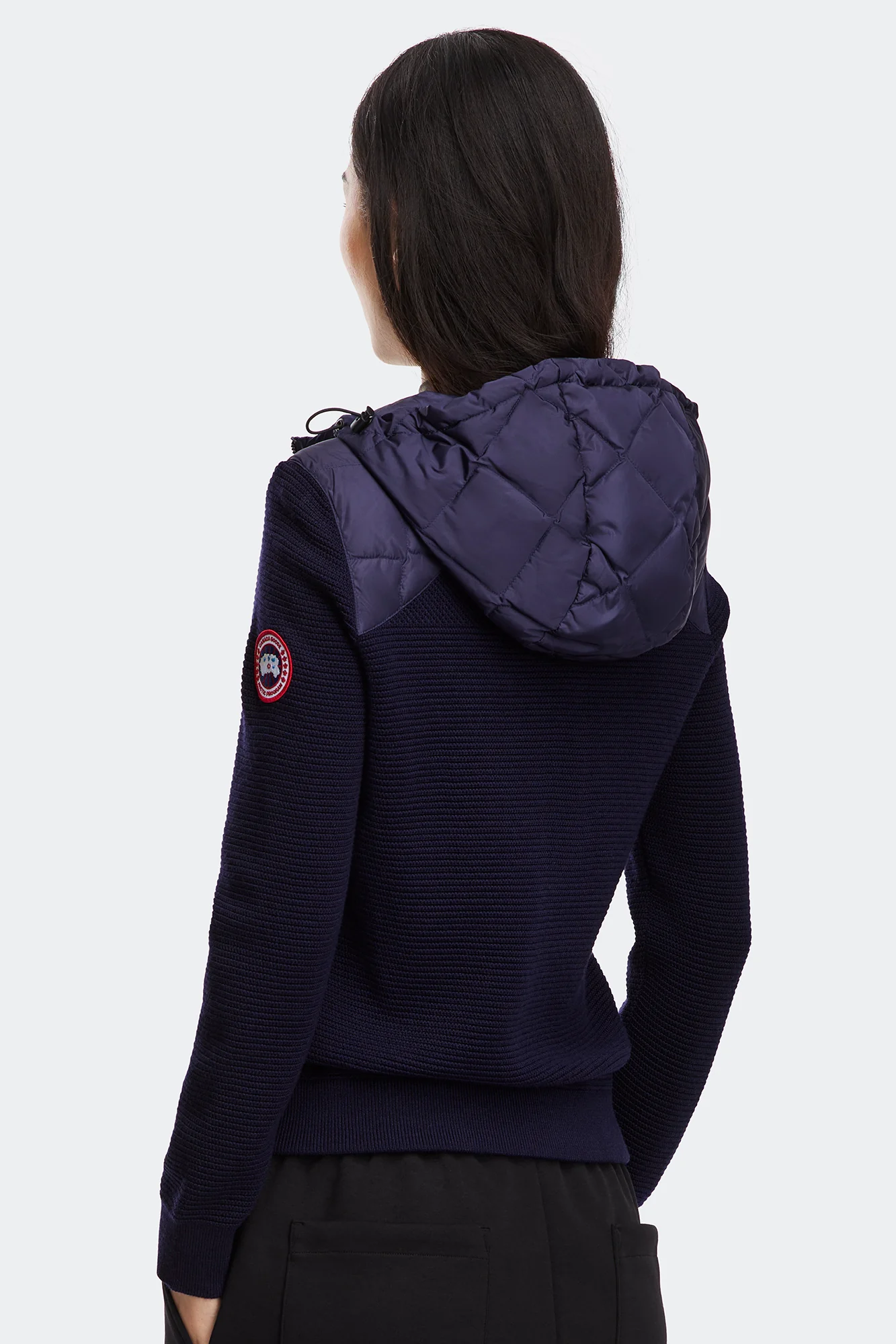 HyBridge Quilted Knit Hoodie - Image 6