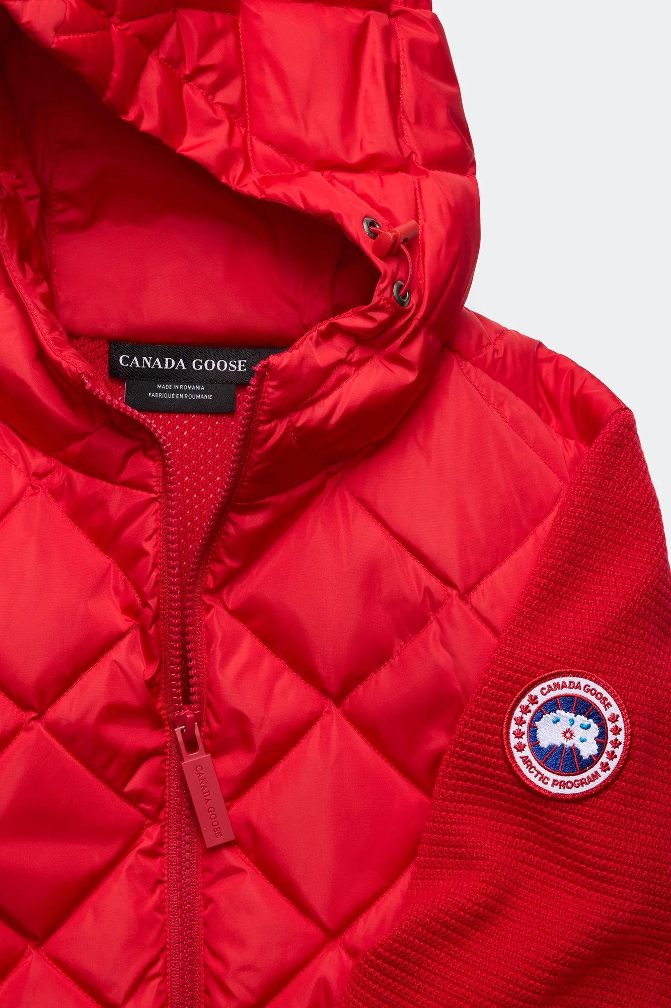 HyBridge Quilted Knit Hoodie - Image 2