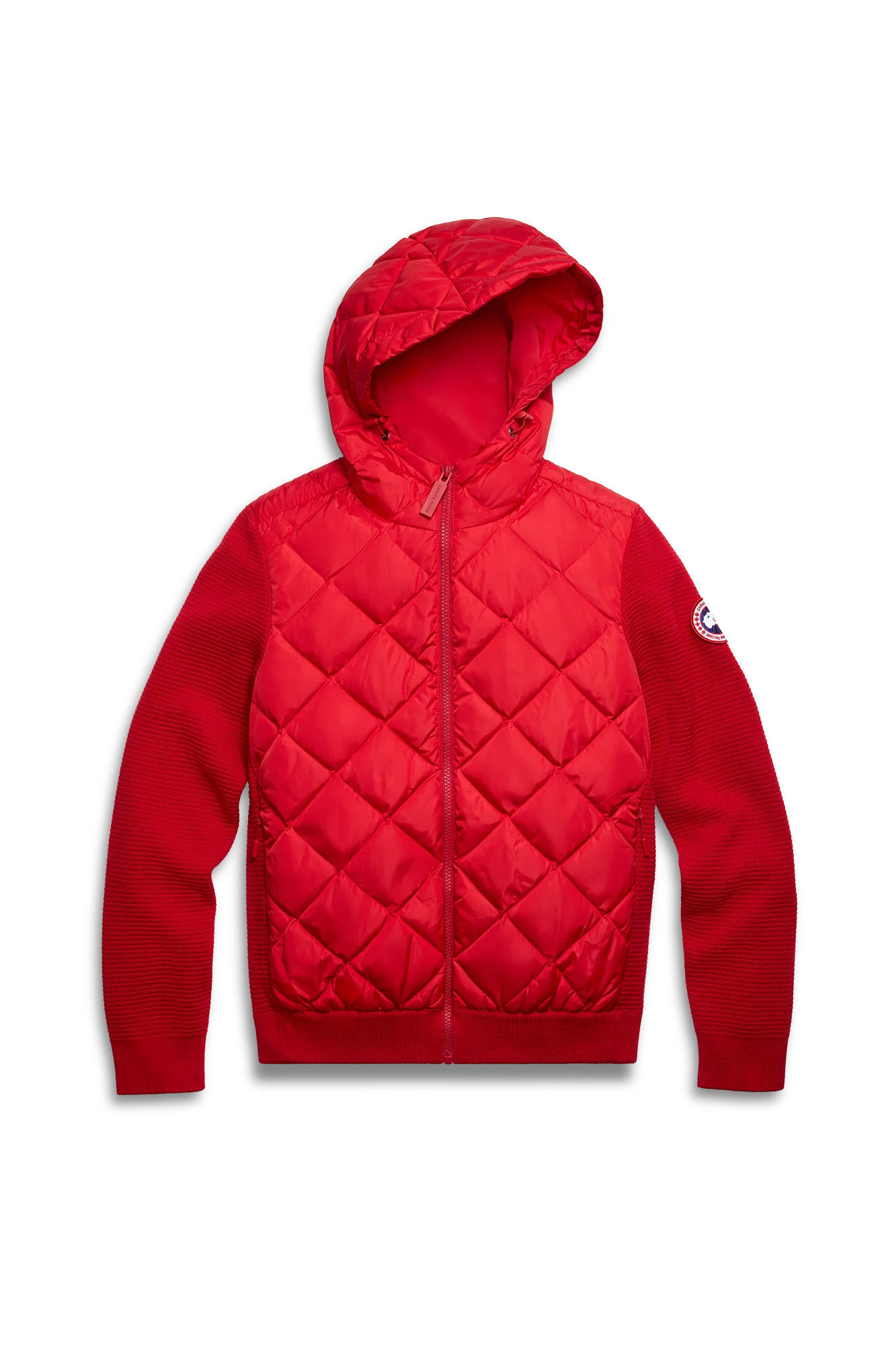 HyBridge Quilted Knit Hoodie - Image 4