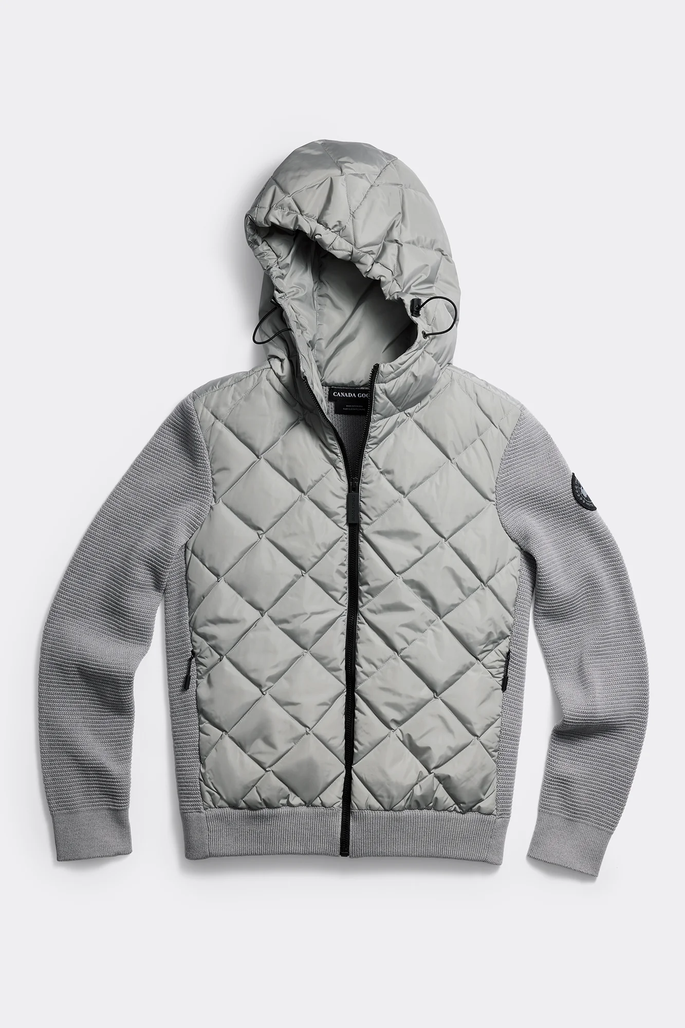 HyBridge Quilted Knit Hoodie Black Label - Image 10