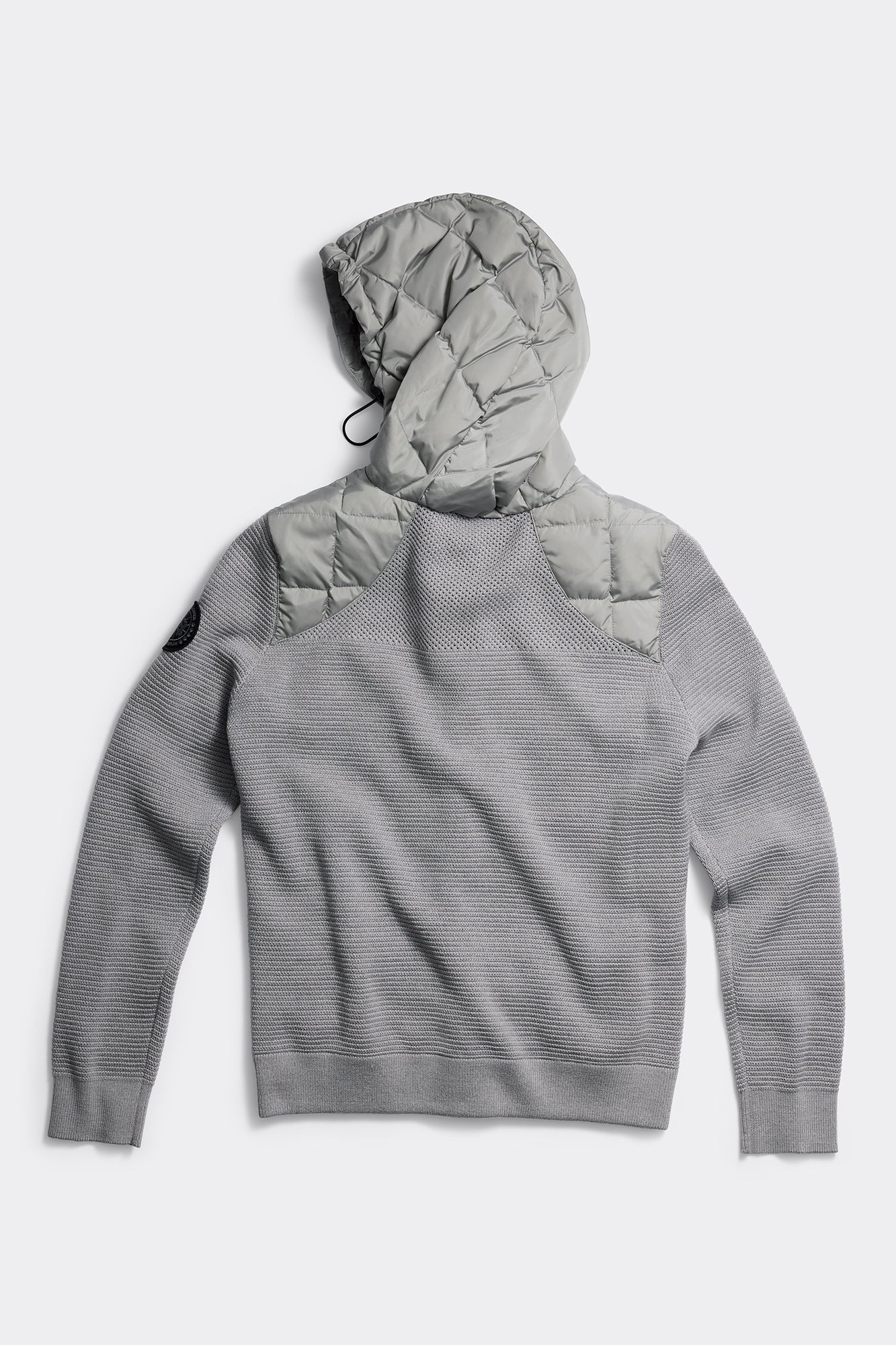 HyBridge Quilted Knit Hoodie Black Label - Image 11