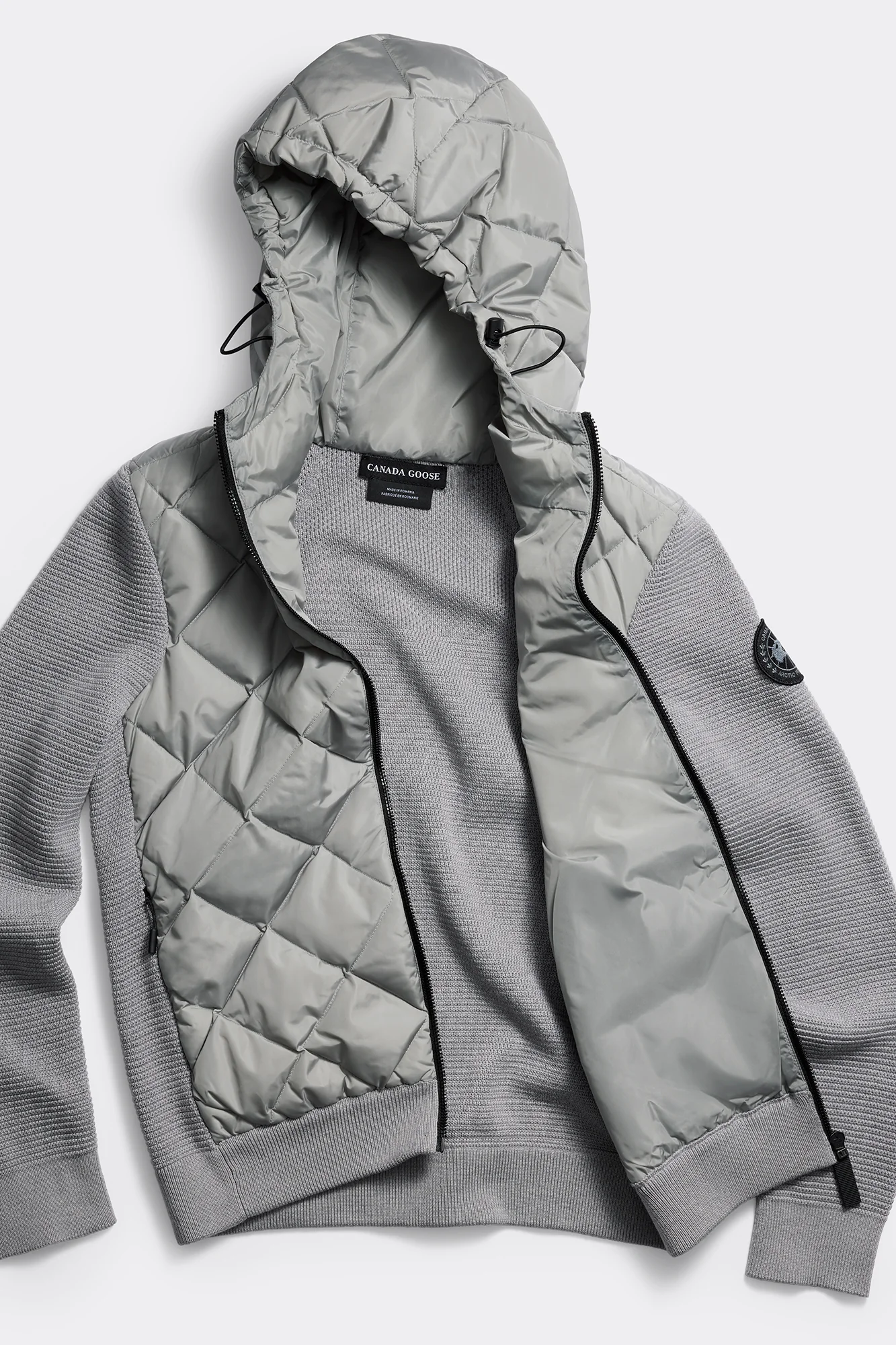 HyBridge Quilted Knit Hoodie Black Label - Image 12