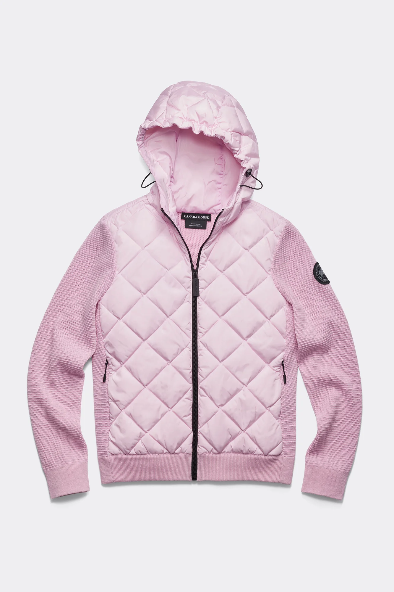 HyBridge Quilted Knit Hoodie Black Label - Image 10