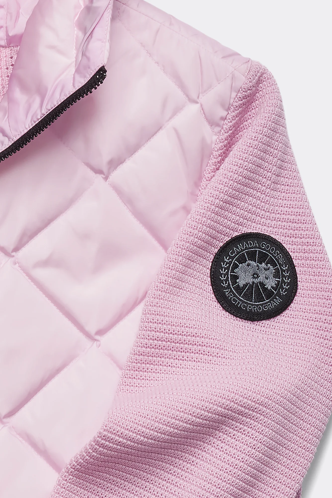 HyBridge Quilted Knit Hoodie Black Label - Image 8