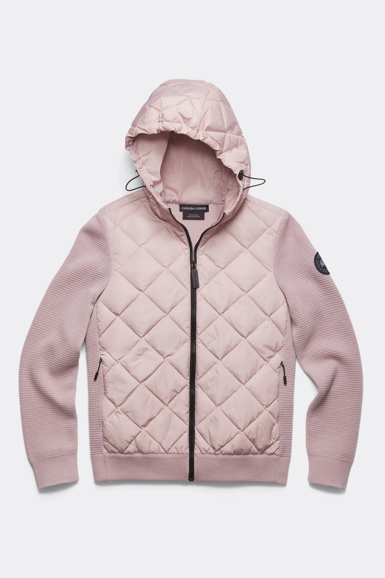 HyBridge Quilted Knit Hoodie Black Label - Image 11
