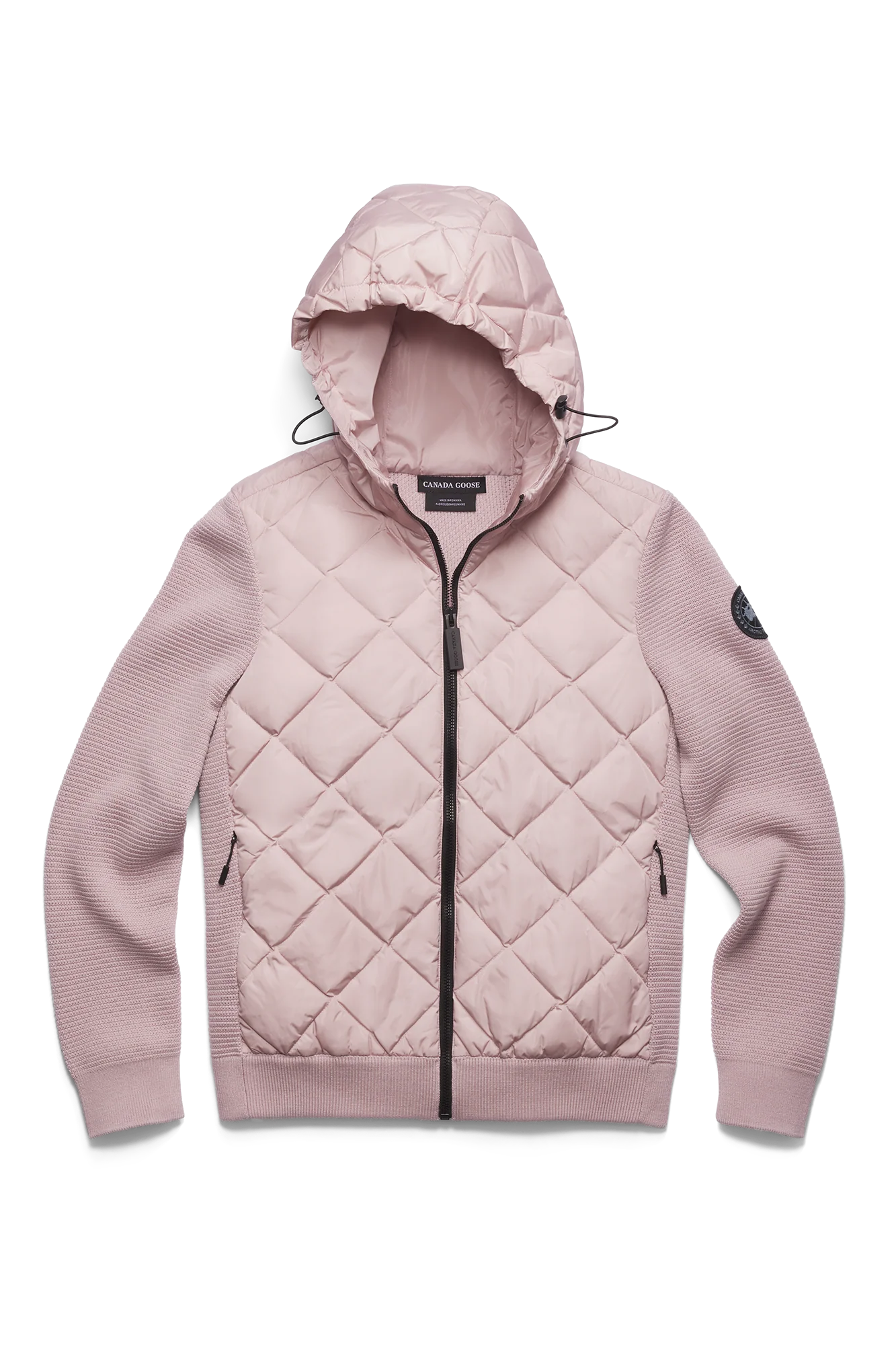 HyBridge Quilted Knit Hoodie Black Label - Image 12
