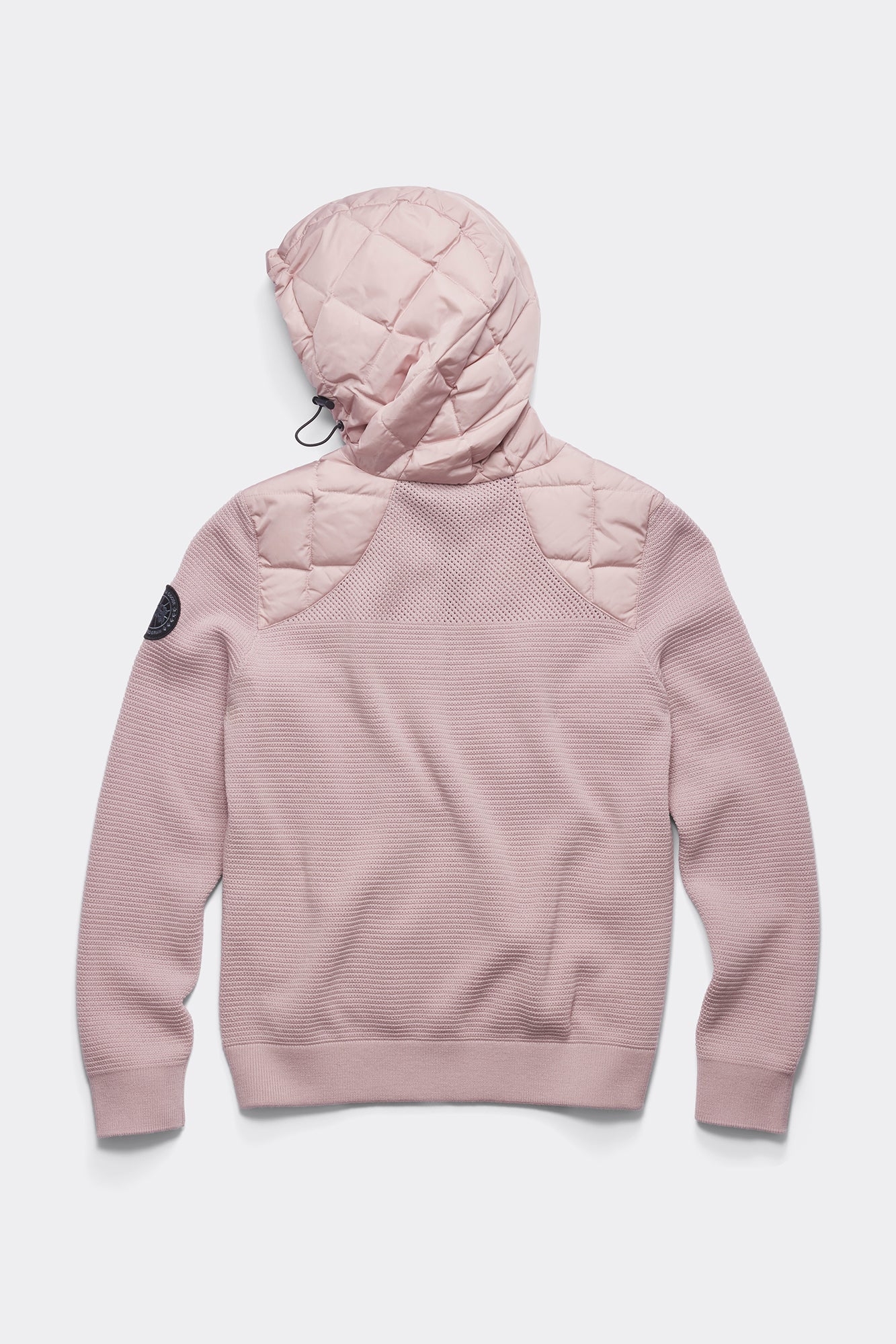 HyBridge Quilted Knit Hoodie Black Label - Image 13
