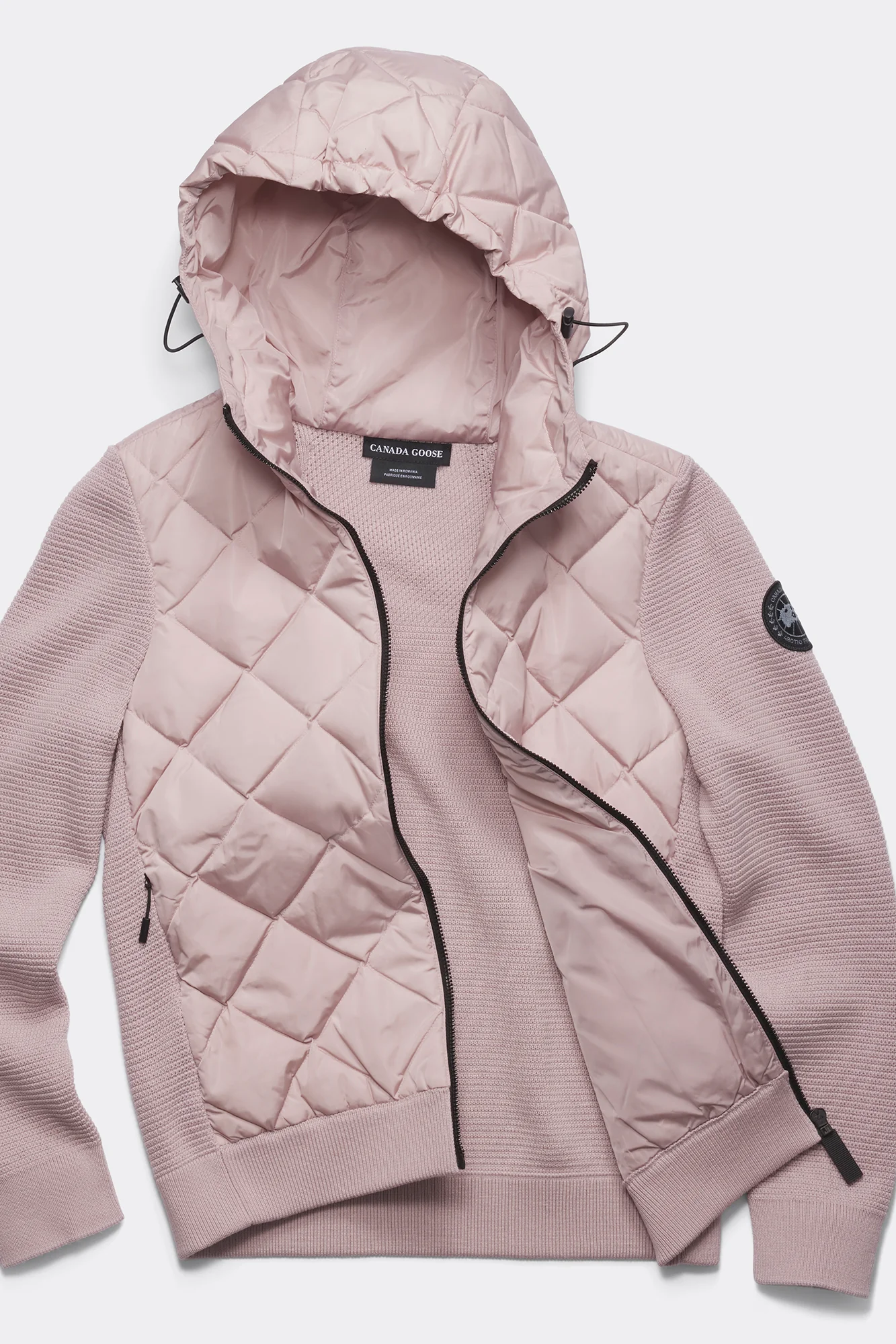 HyBridge Quilted Knit Hoodie Black Label - Image 15