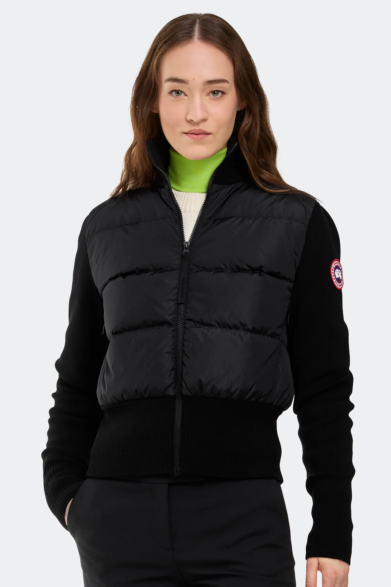 HyBridge Wide Quilt Knit Jacket - Image 3