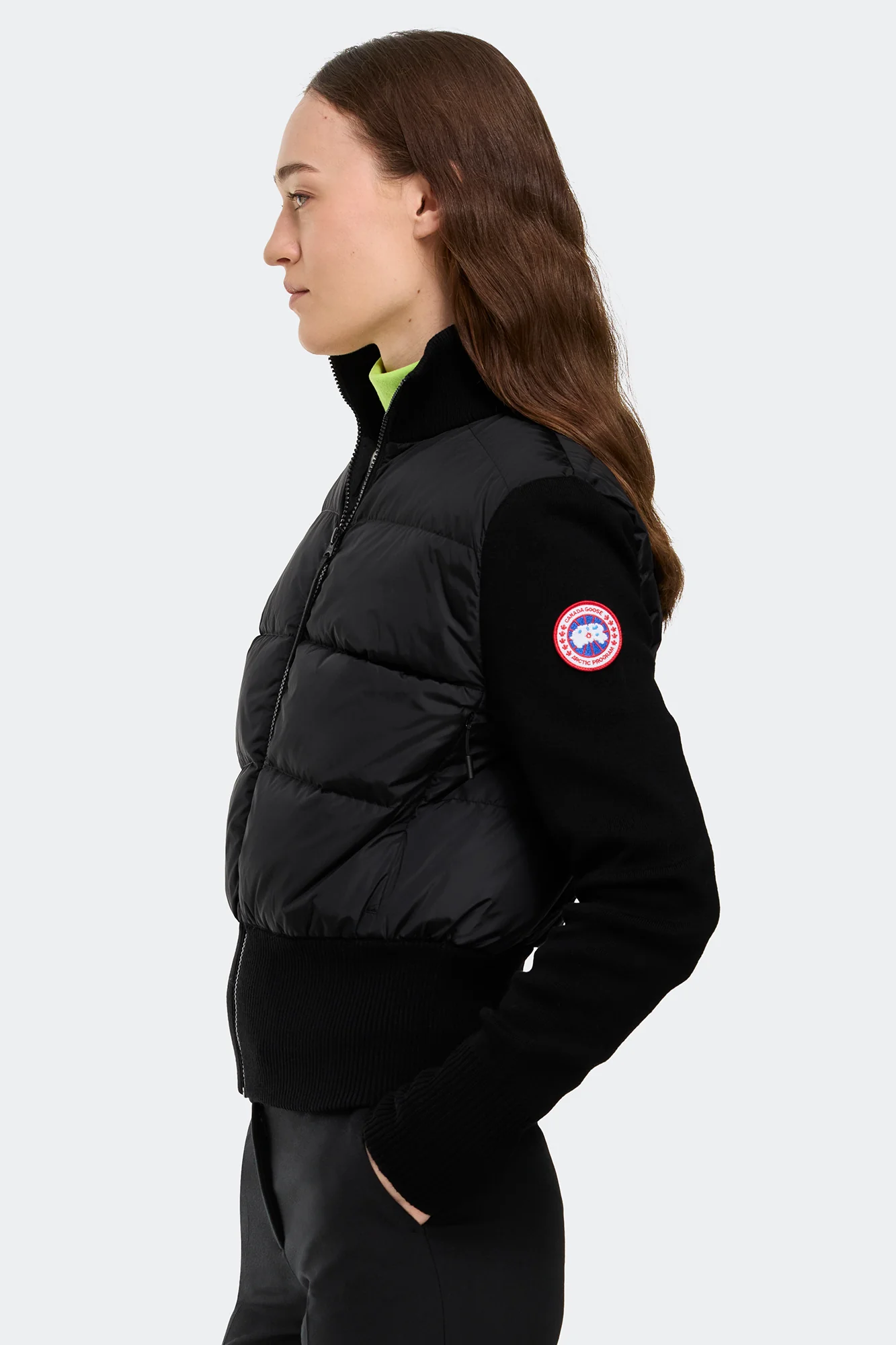 HyBridge Wide Quilt Knit Jacket - Image 4