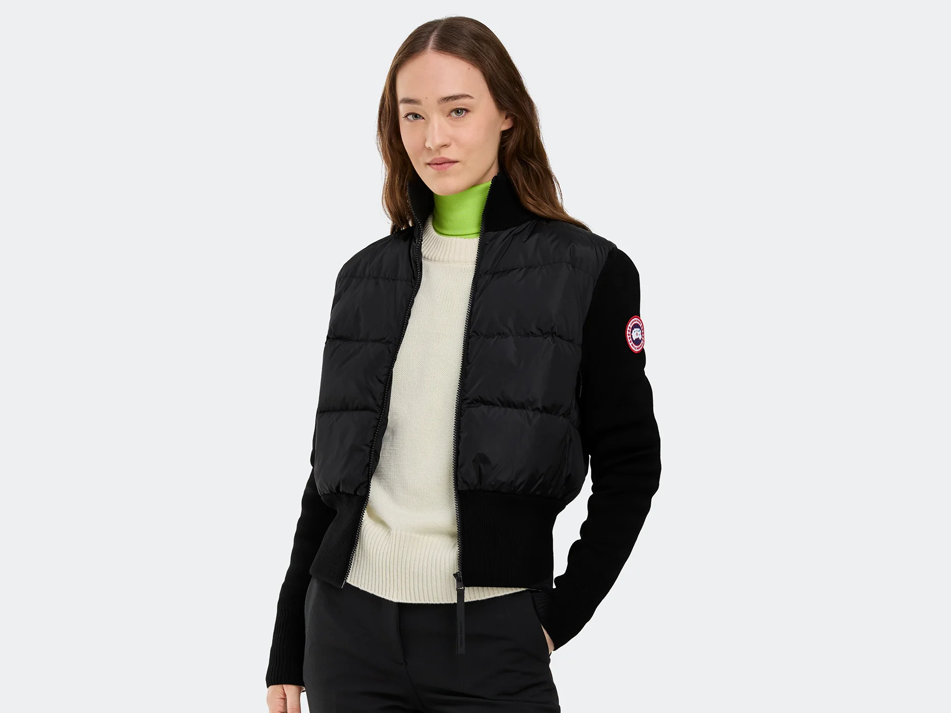 HyBridge Wide Quilt Knit Jacket - Image 7