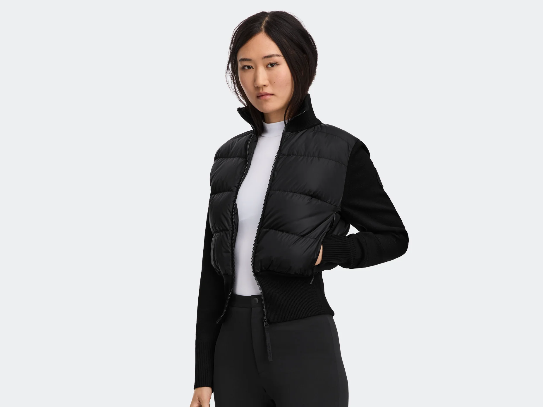 HyBridge Wide Quilt Knit Jacket - Image 6