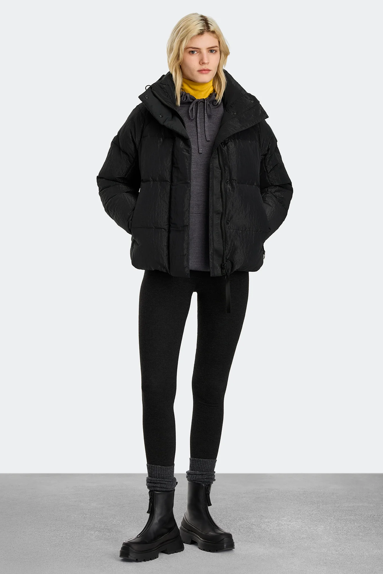 Junction Parka Black Label Shiny Crinkle - Image 2