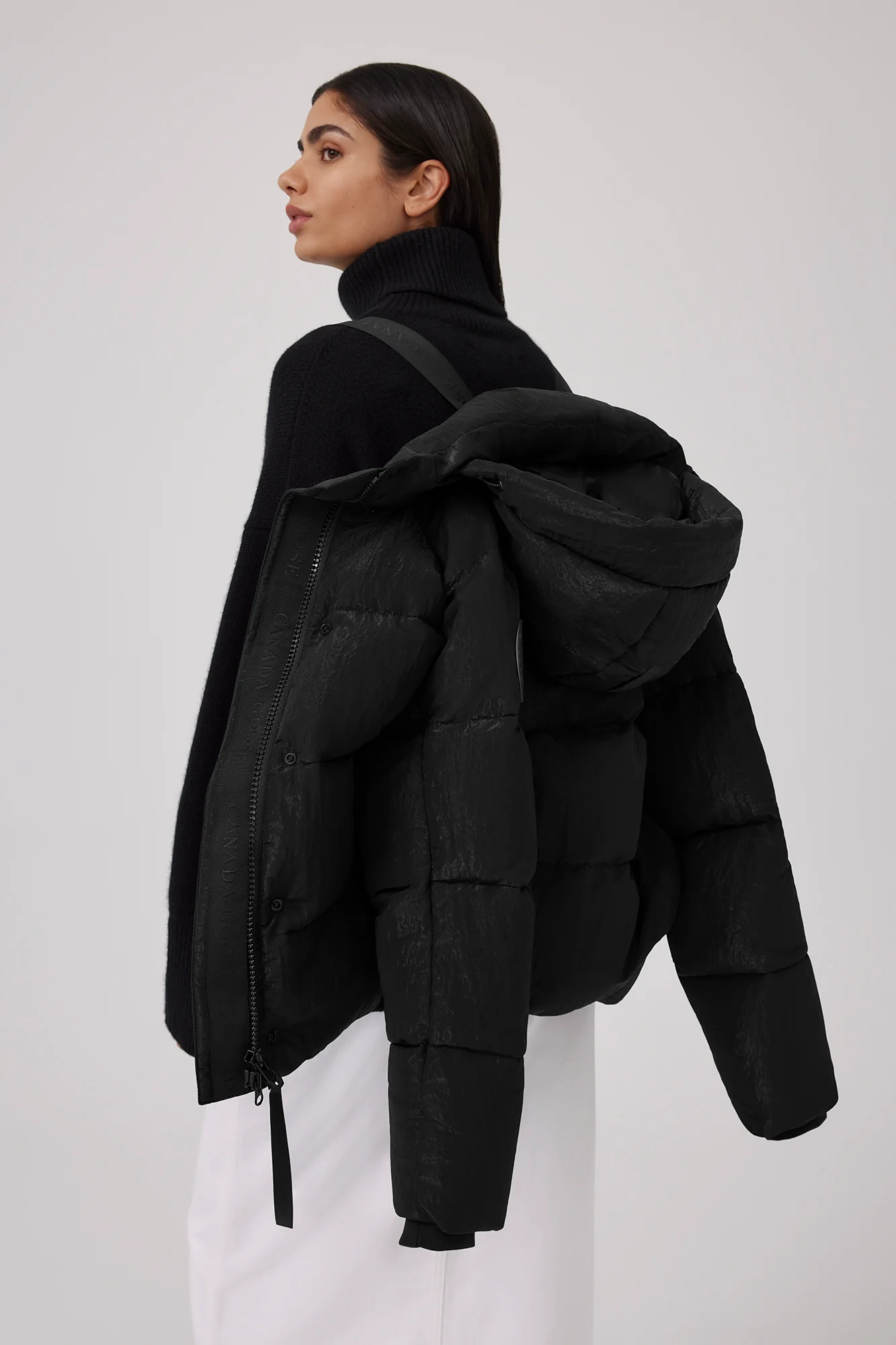 Junction Parka Black Label Shiny Crinkle - Image 6