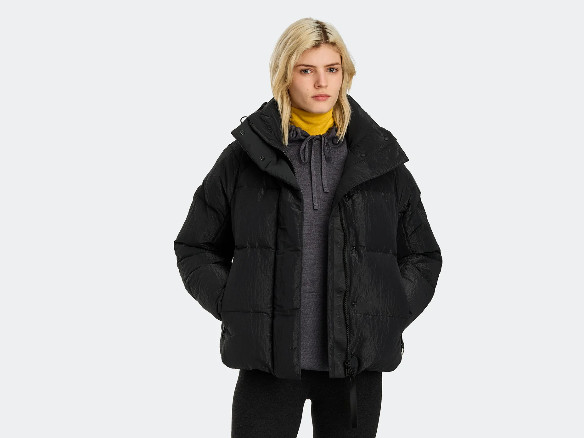 Junction Parka Black Label Shiny Crinkle - Image 7