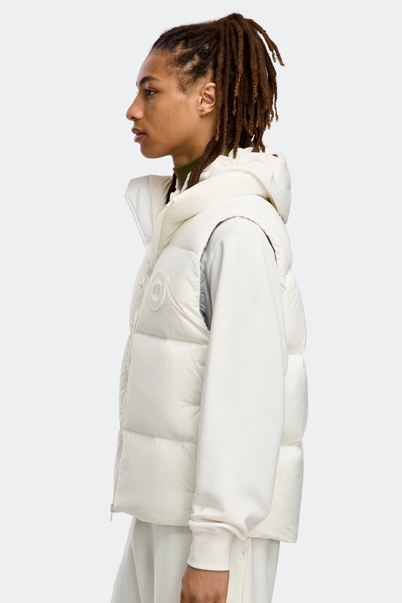 Lawrence Puffer Vest White Disc - Image 4