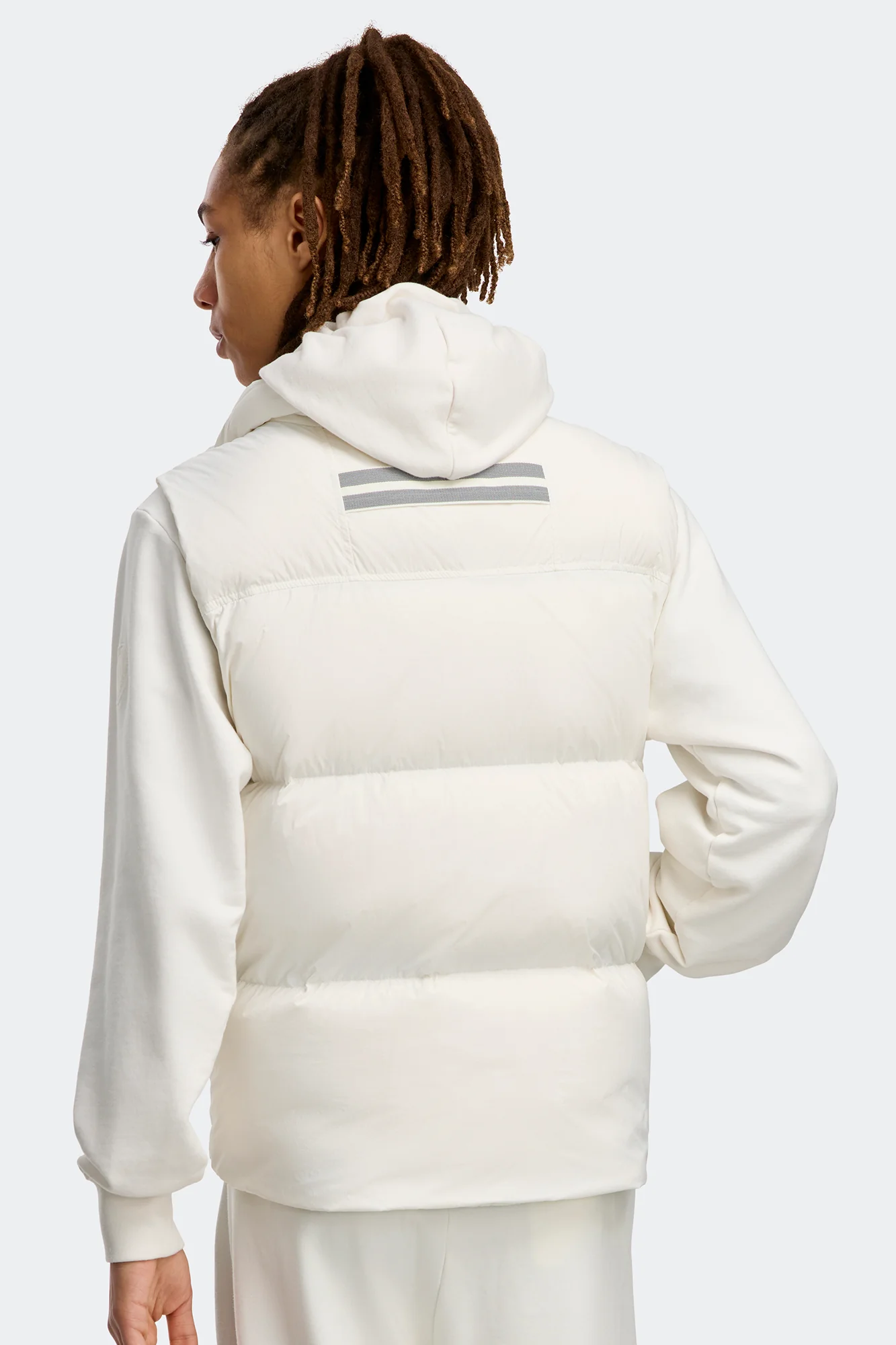Lawrence Puffer Vest White Disc - Image 5