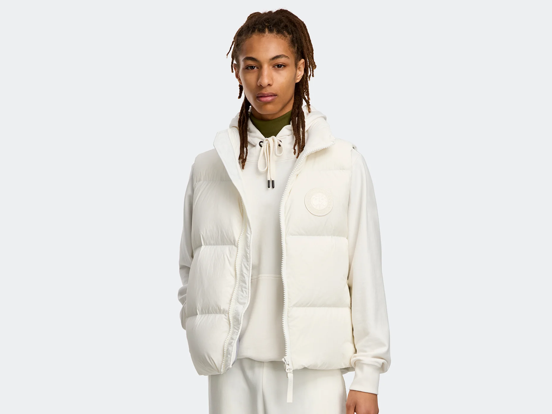 Lawrence Puffer Vest White Disc - Image 6
