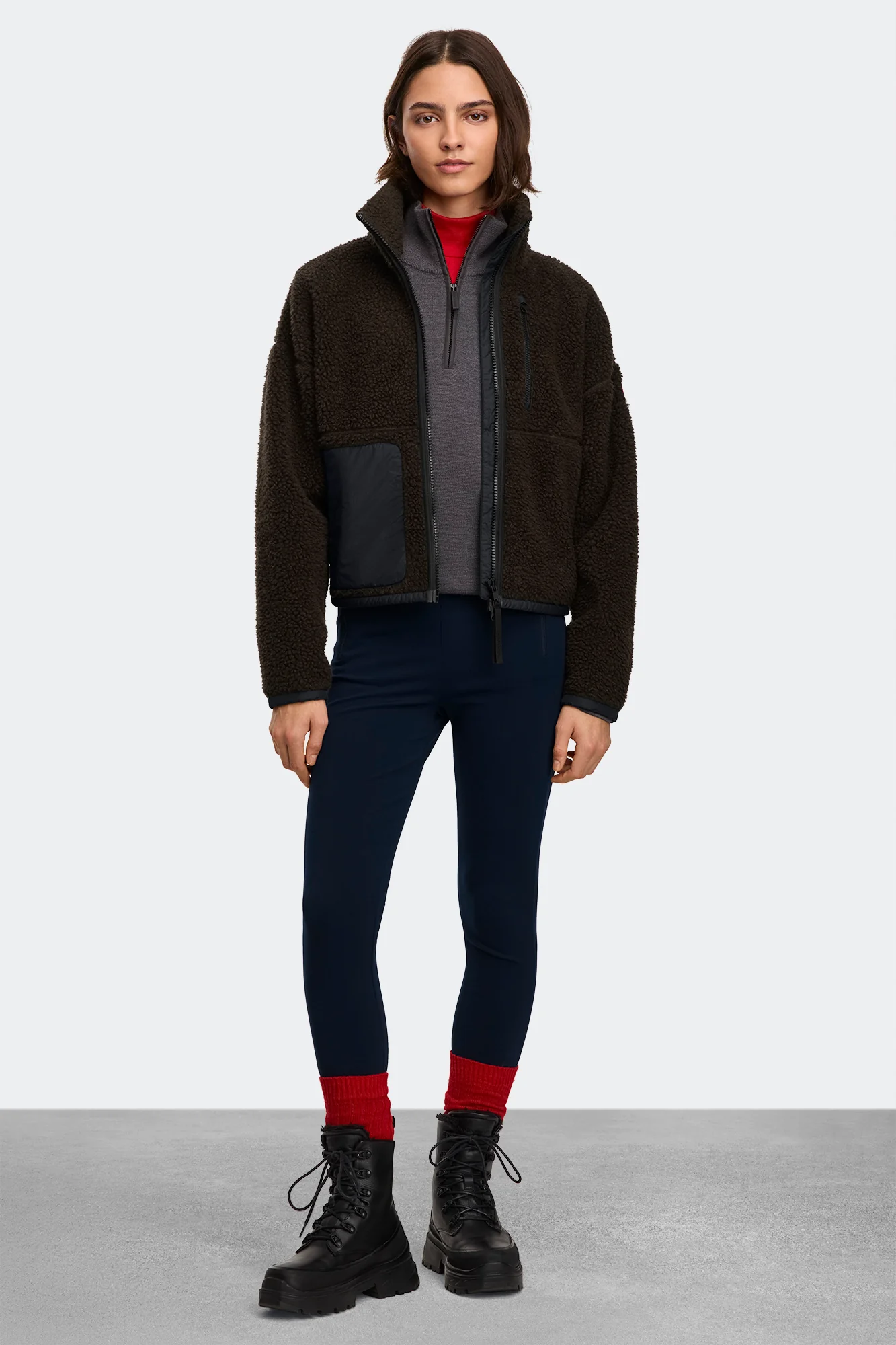 Simcoe Zip Up Sweater Kind High Pile Fleece