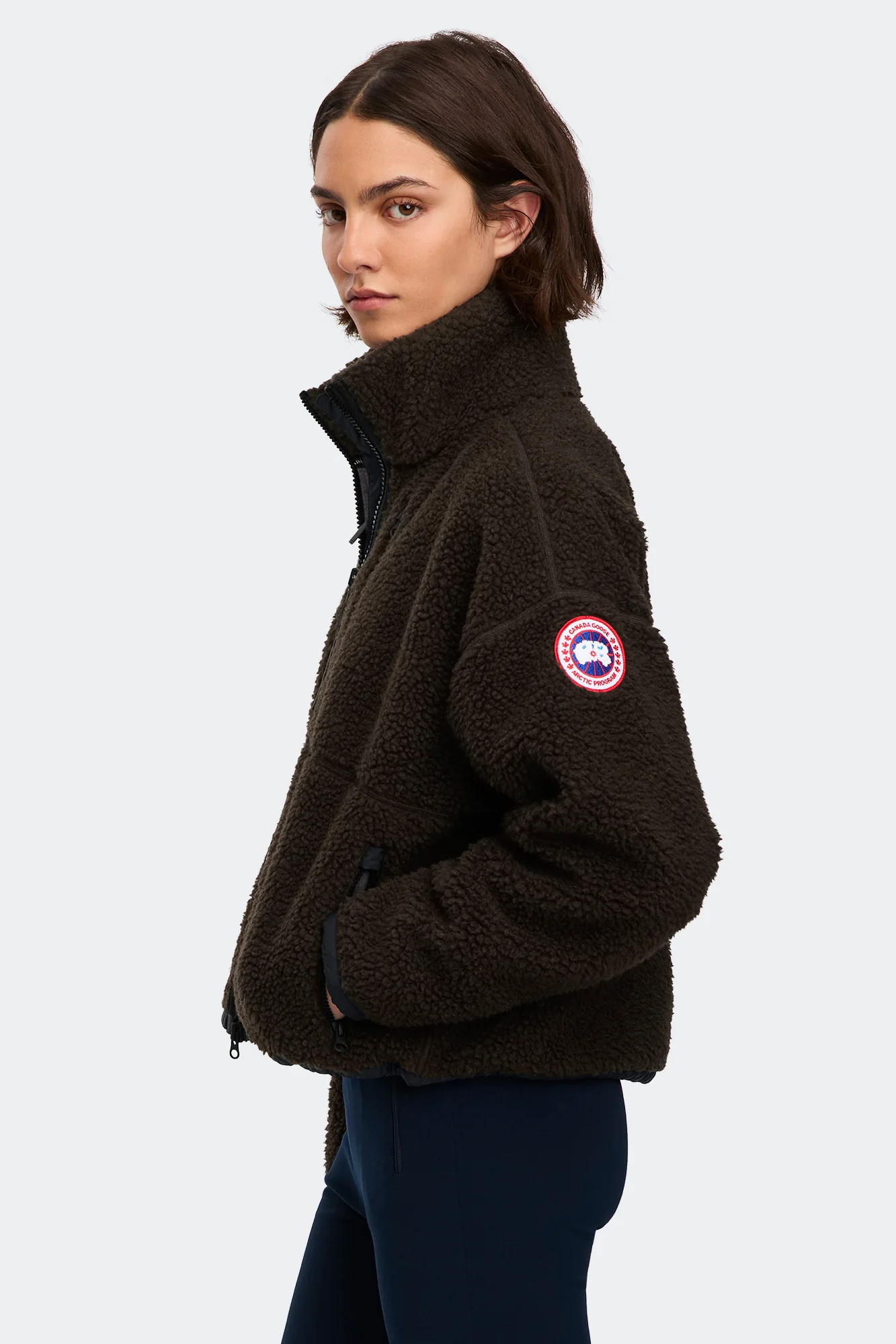 Simcoe Zip Up Sweater Kind High Pile Fleece - Image 3