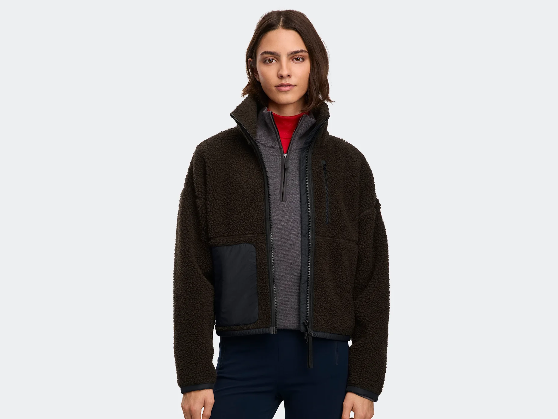 Simcoe Zip Up Sweater Kind High Pile Fleece - Image 5