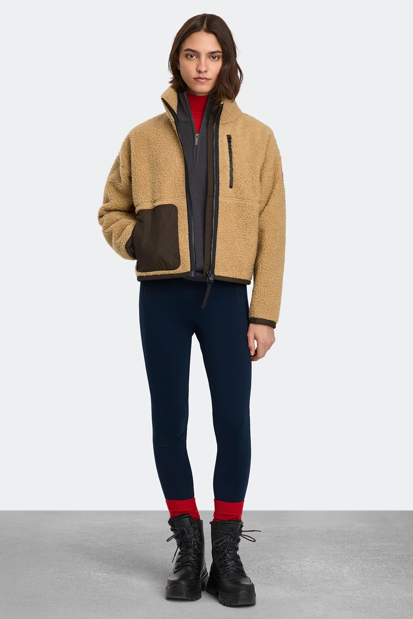 Simcoe Zip Up Sweater Kind High Pile Fleece
