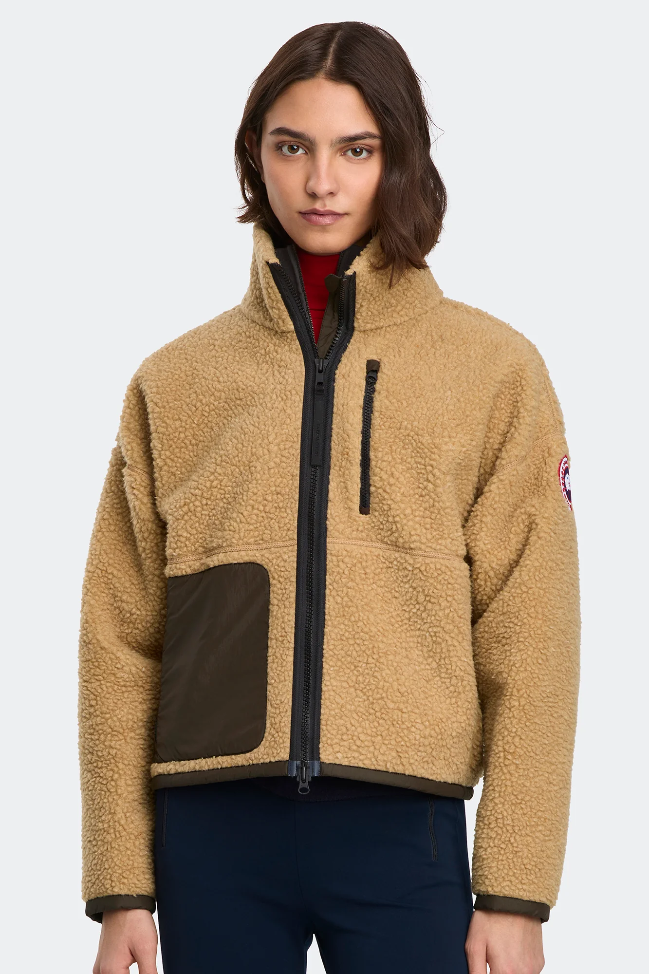 Simcoe Zip Up Sweater Kind High Pile Fleece - Image 2