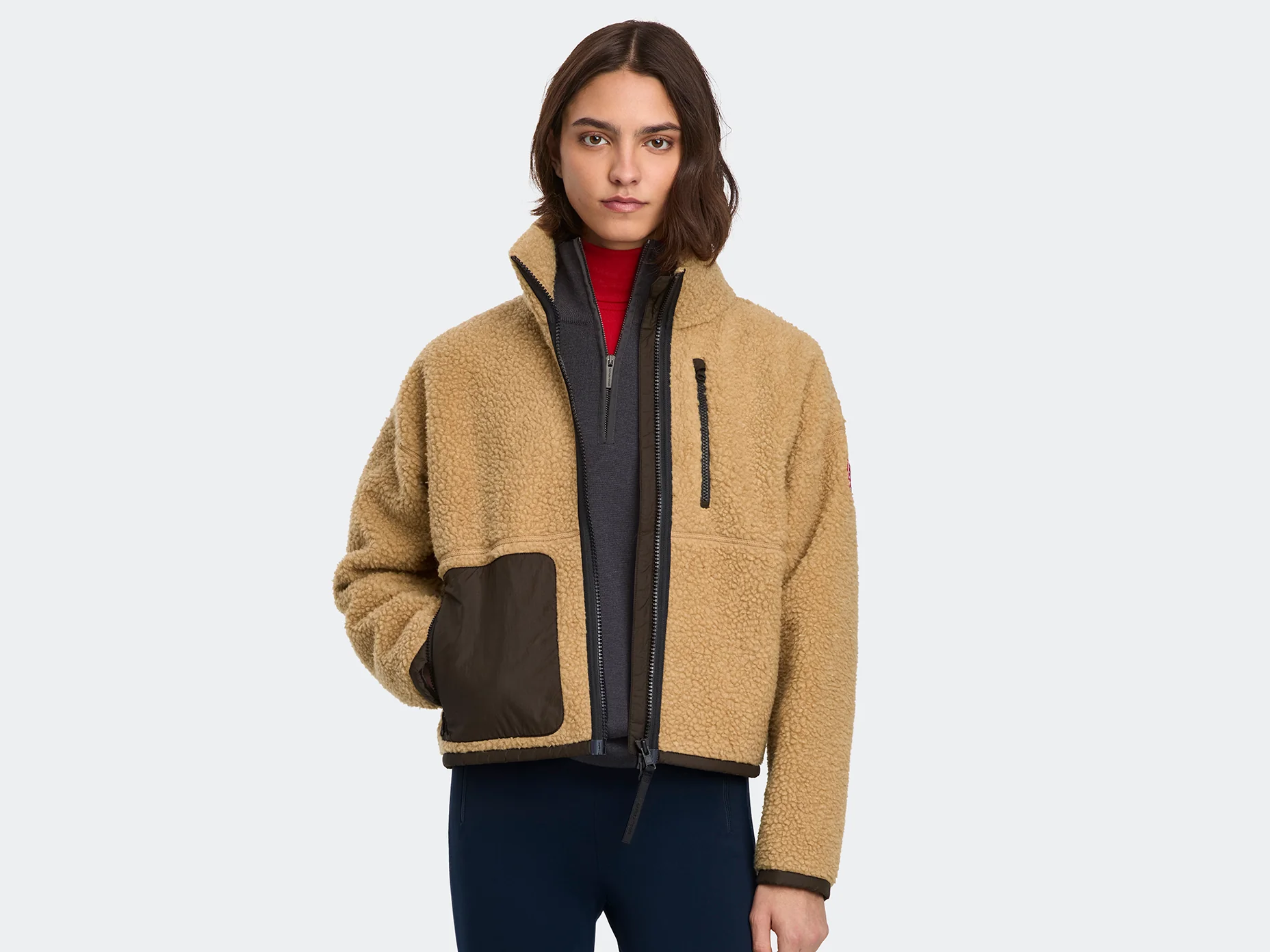 Simcoe Zip Up Sweater Kind High Pile Fleece - Image 5