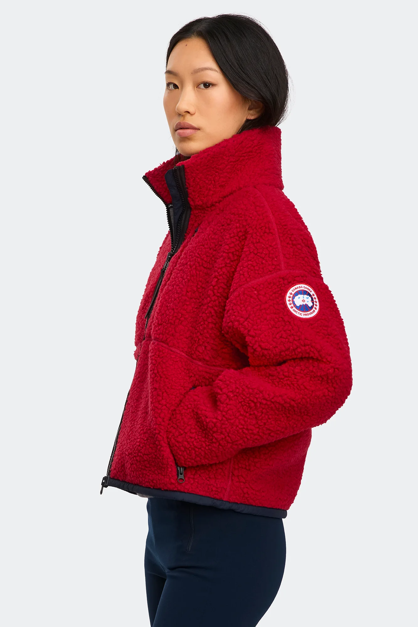 Simcoe Zip Up Sweater Kind High Pile Fleece - Image 4