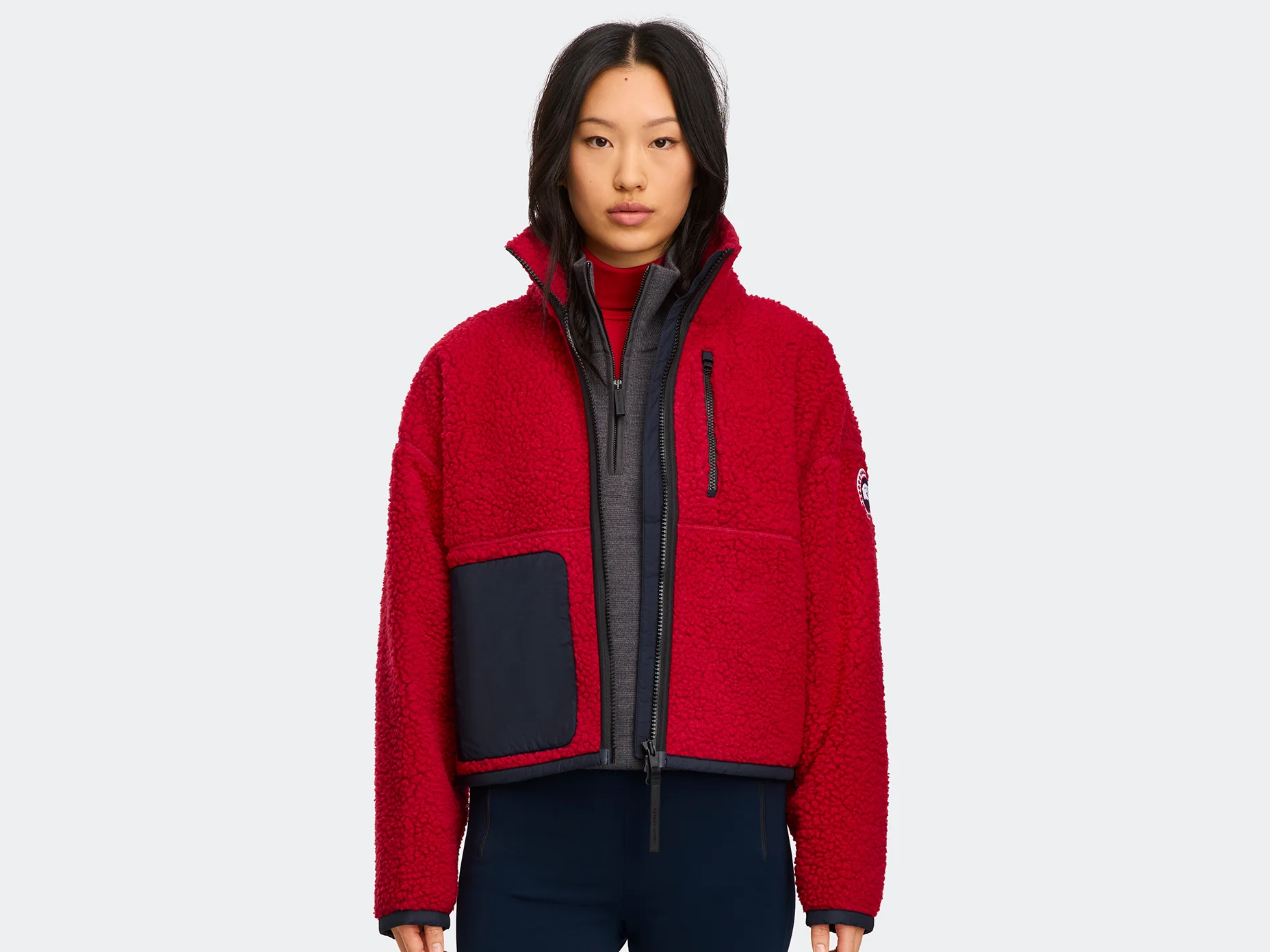 Simcoe Zip Up Sweater Kind High Pile Fleece - Image 6